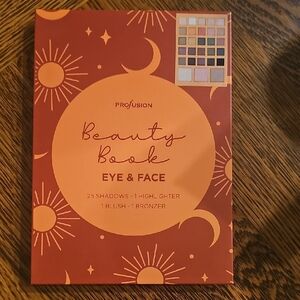 NWT Profusion Cosmetics Beauty Book Eye & Face Palette - Pretty Fall Colors!